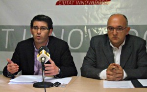 Jorge Rodriguez y Rafa Francés ajuntament Ontinyent 2012