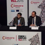 Jorge Rodríguez i José V. Morata al fòrum de treball d’Ontiny