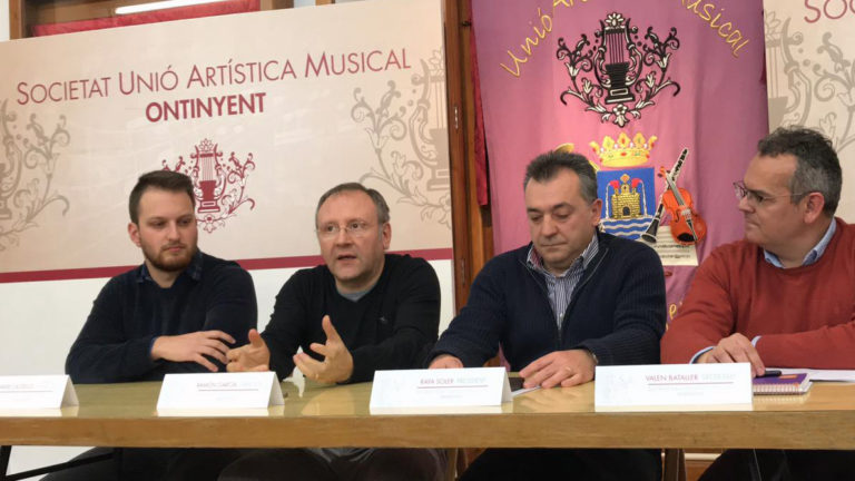 Ramón García, nou director de la Societat Unió Artística Musical Ontinyent