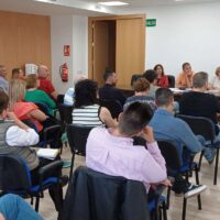 Fede Vidal al comité comarcal del PSPV-PSOE a la Vall d’Albaida a Bèlgida