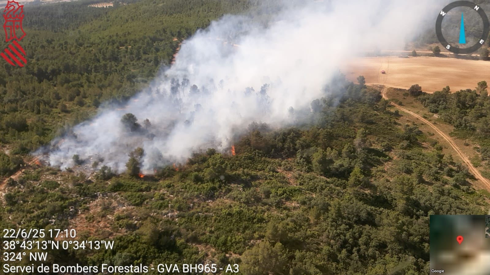 Incendi Bocairent 2 - Bombers Forestals