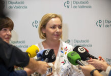 Natàlia Enguix defensa el valencià davant els atacs de Vox des de la Diputació de València
