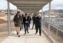 El director general d’Infraestructures Educatives visita les obres del CEIP Lluís Vives de Bocairent