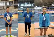 Joel Gandia, Laia Asensio i Daniela López donen tres podis al Club Atletisme Ontinyent al Campionat Autonòmic Sub16