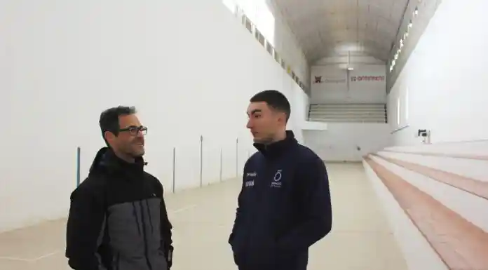 Iván Esparza jugarà a casa en la jornada de la Lliga CaixaBank al trinquet municipal d’Ontinyent