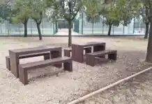 Noves taules de pícnic i zones verdes al poliesportiu d’Ontinyent dins del pla de manteniment urbà