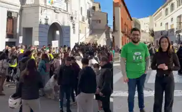 Compromís se suma a la vaga educativa a Ontinyent i carrega contra les polítiques del Consell