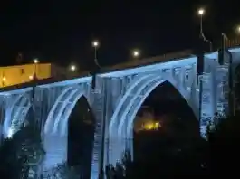 Ontinyent se suma al Dia Mundial de l’Al·lèrgia amb la il·luminació del Pont