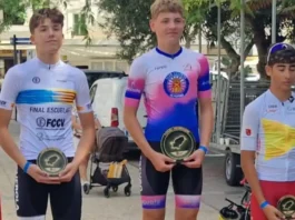 L’ontinyentí Jaume Beneyto acaba quart a Eivissa amb la Selecció Valenciana de ciclisme jaume I