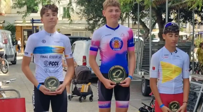 L’ontinyentí Jaume Beneyto acaba quart a Eivissa amb la Selecció Valenciana de ciclisme jaume I