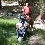 Cadira de rodes adaptada per al Pou Clar d’Ontinyent
