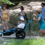 Cadira de rodes adaptada per al Pou Clar d’Ontinyent